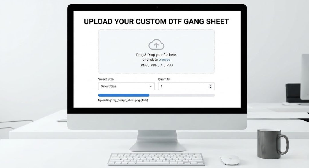 Upload Your Custom DTF Gang Sheet