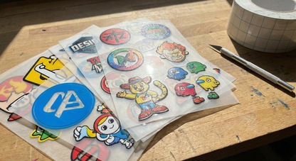 Custom UV Stickers By Size