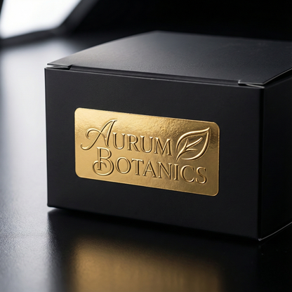 Mettalic gold uv dtf stickers