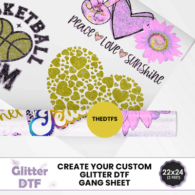 Glitter DTF Gang Sheet Builder